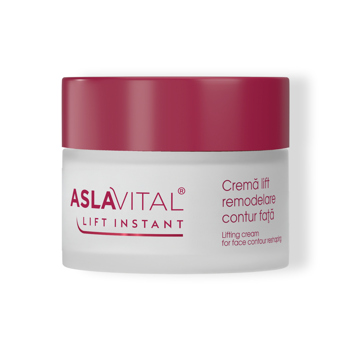 Cremă Lift Remodelare Contur Față, Cu Argilă Naturală și Peptide Botox-like,  Aslavital Lift Instant, 50 Ml