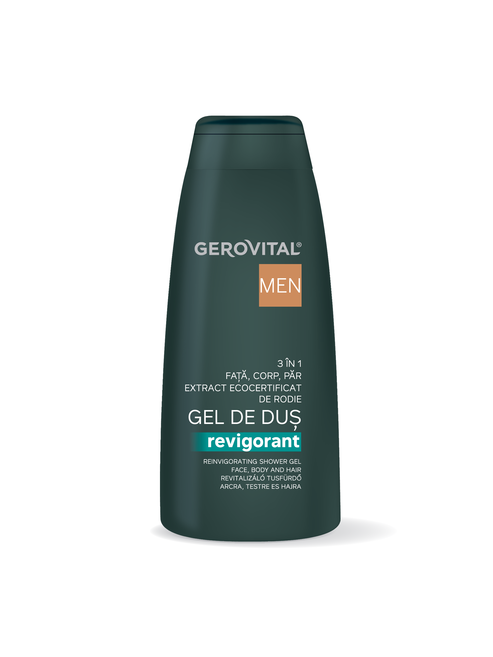 Gel De Duș Revigorant 3 n 1 Gerovital Men