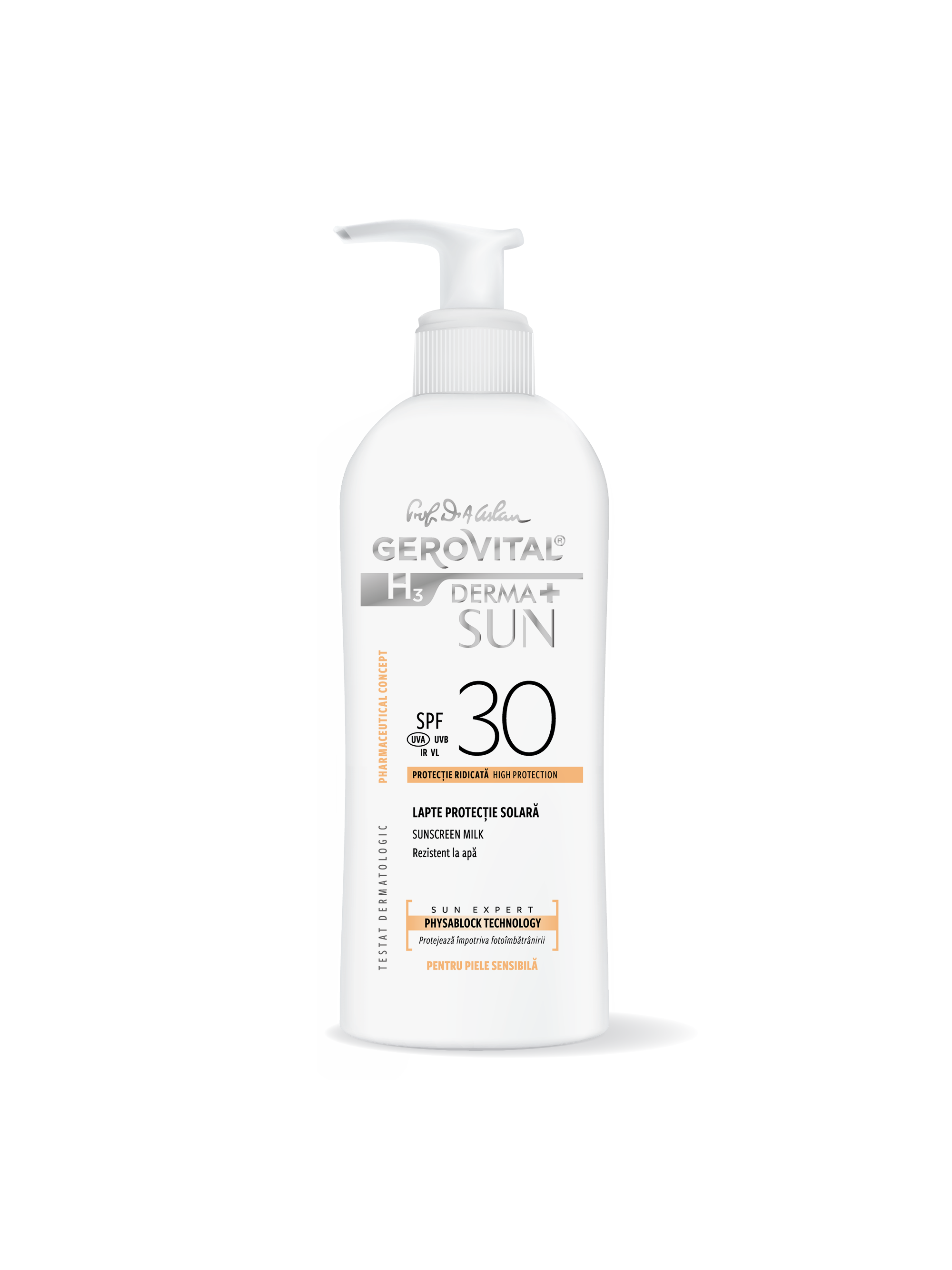 Lapte Protecție Solară Spf 30 Derma+ Sun