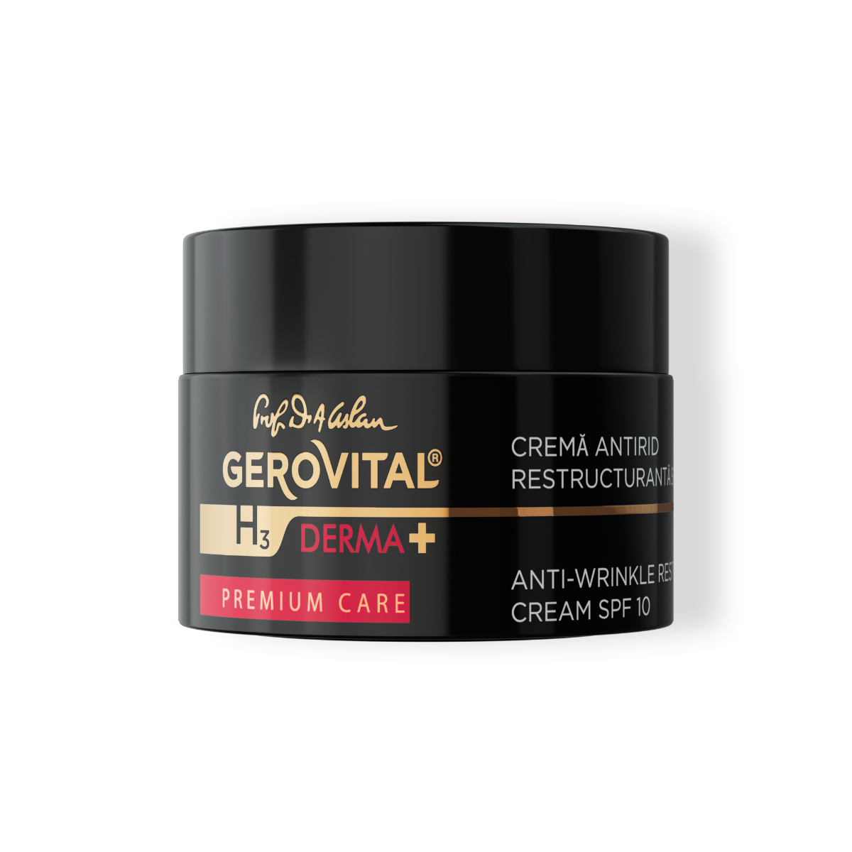 Cremă Antirid Restructurantă Spf 10  Filler Fără Ac, Fermitate și Elasticitate, Protecție Uv și Hidratare, Premium Care, 50 Ml