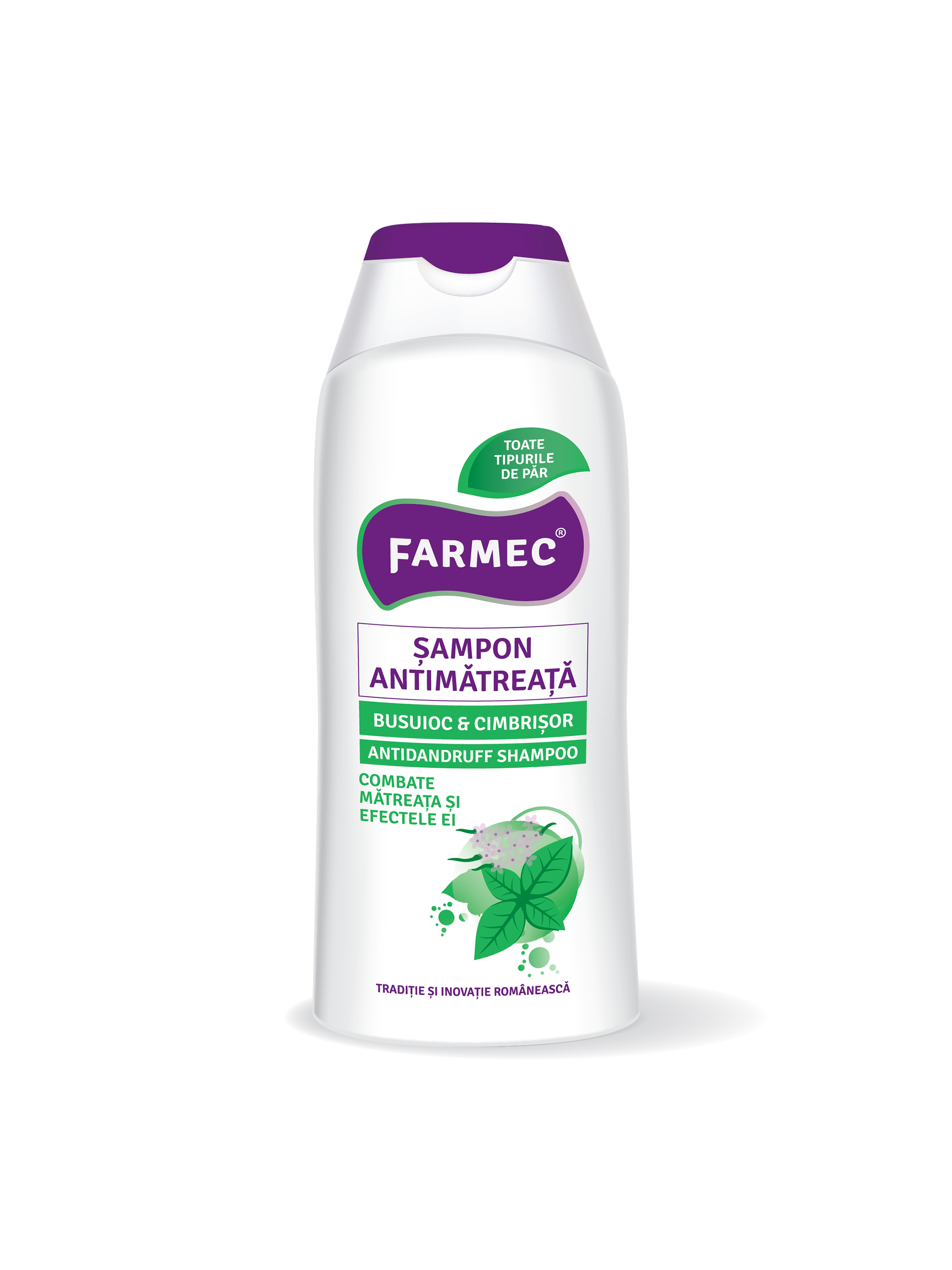Șampon Antimătreață Busuioc și Cimbrișor 200 Ml