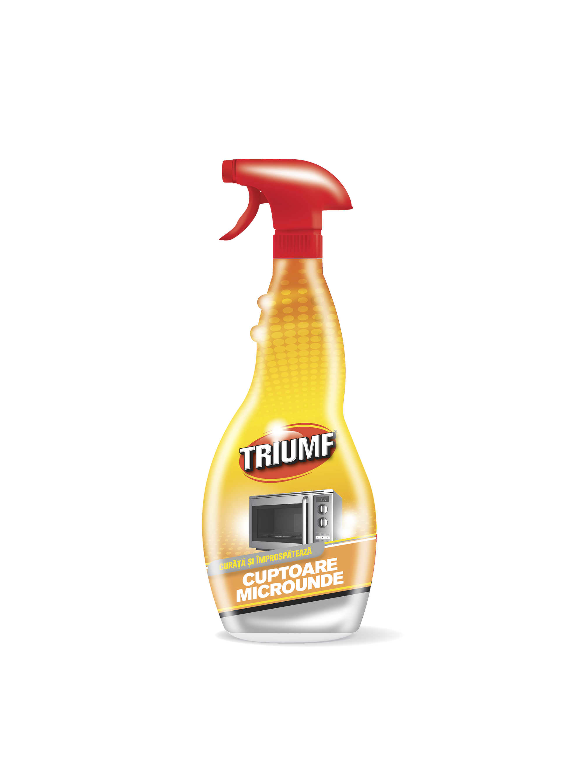 Triumf Soluție Curățare Cuptoare Cu Microunde, Elimină Murdăria și Mirosurile, 500 Ml