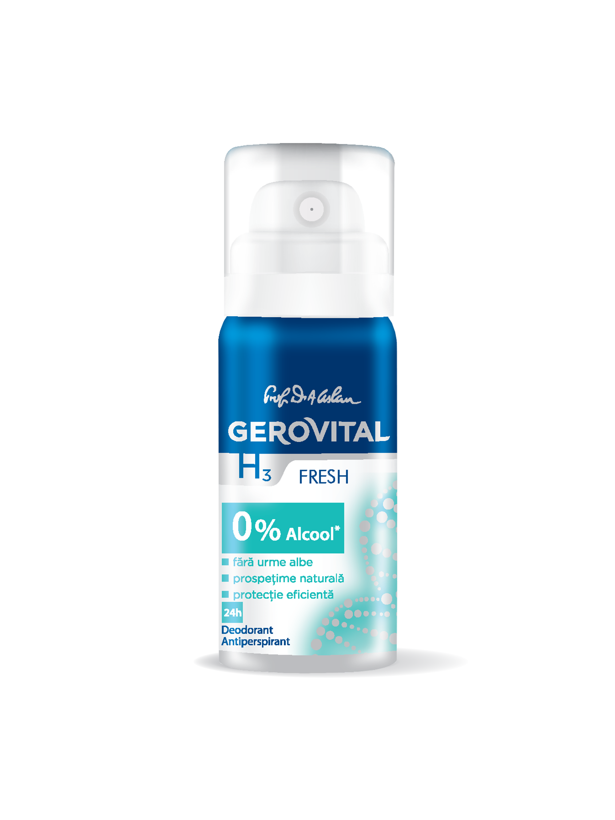Deodorant Antiperspirant Gerovital H3- Fresh 40 Ml