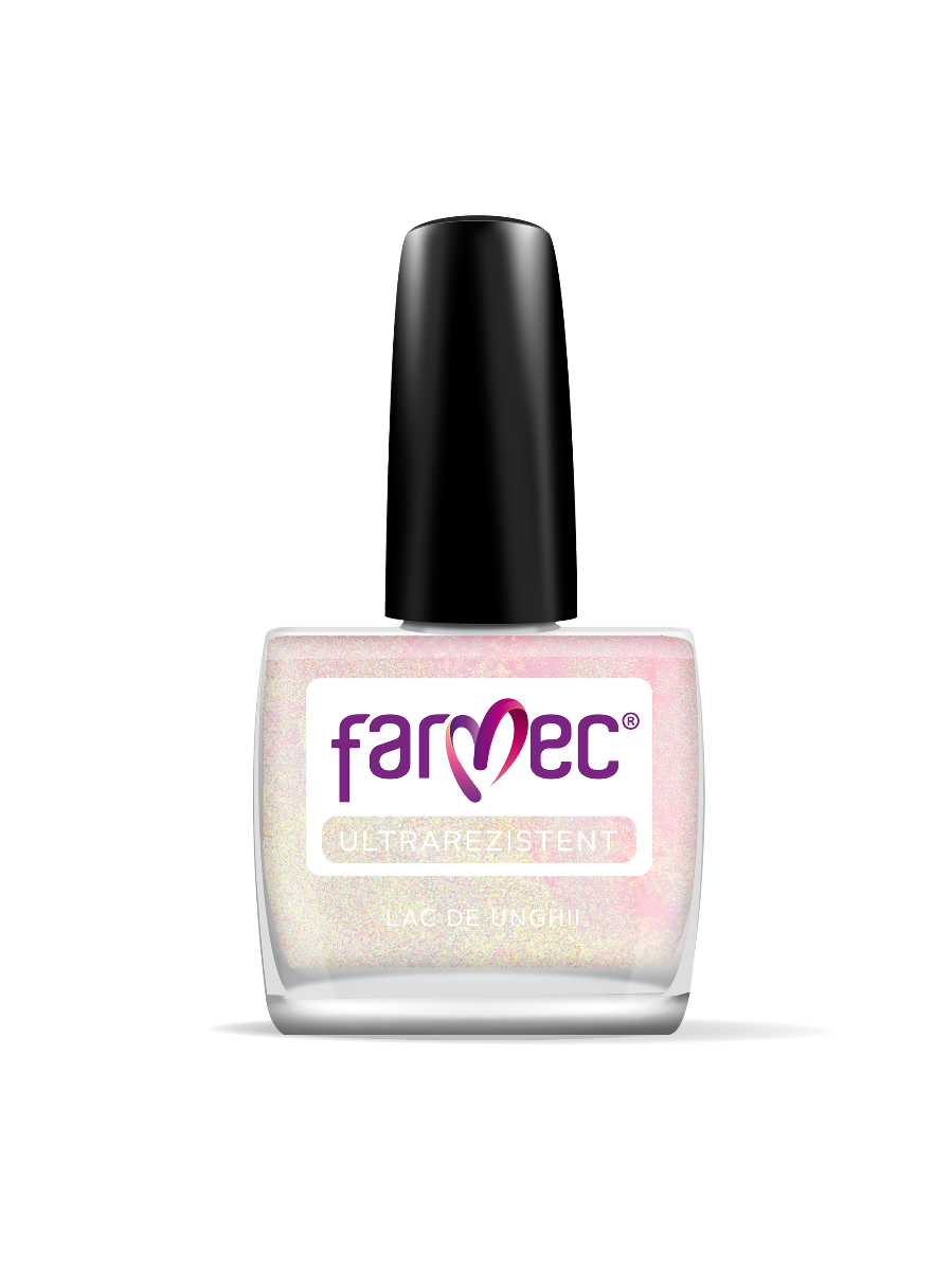 Farmec ultrarezistent - lac pentru unghii n diferite nuanţe - 312 (glitter)