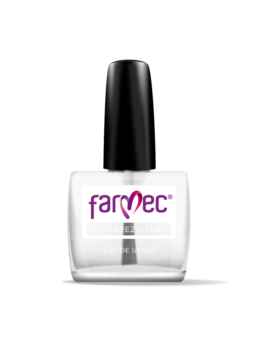 Farmec ultrarezistent - lac pentru unghii n diferite nuanţe - 200 (transparent)