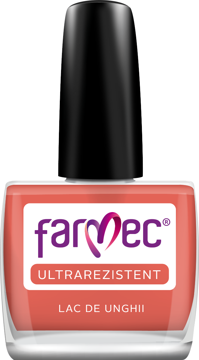 Farmec ultrarezistent - lac pentru unghii n diferite nuanţe - 363 - roșu scarlet