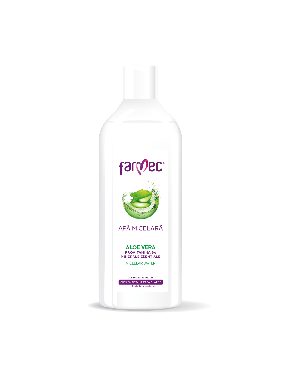 Apă micelară aloe vera 400 ml