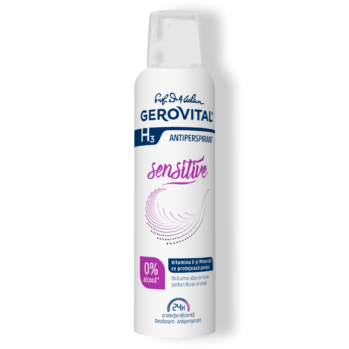 Deodorant Antiperspirant Sensitive 150 Ml Gerovital H3 150