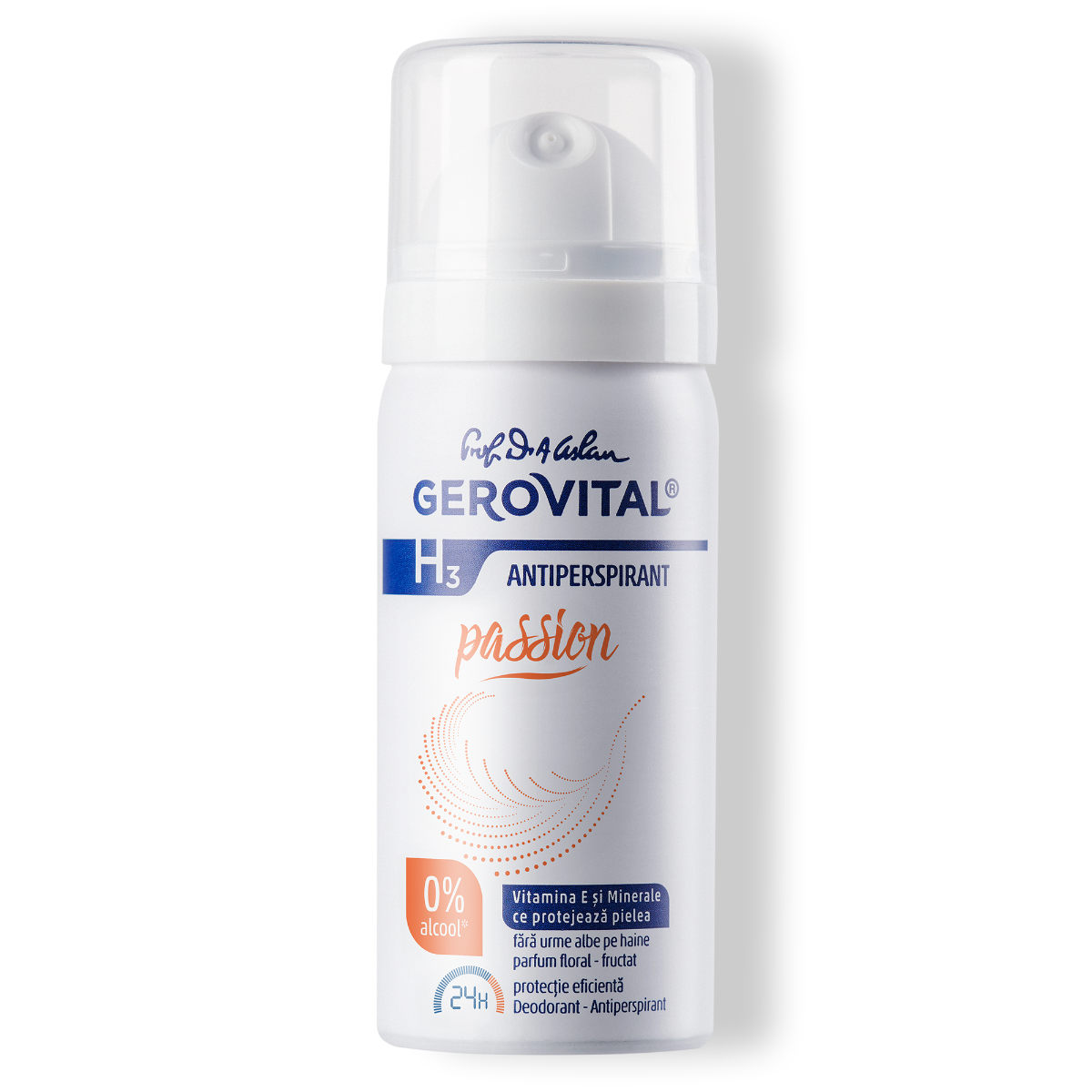 Deodorant Antiperspirant Gerovital H3  Passion 40 Ml