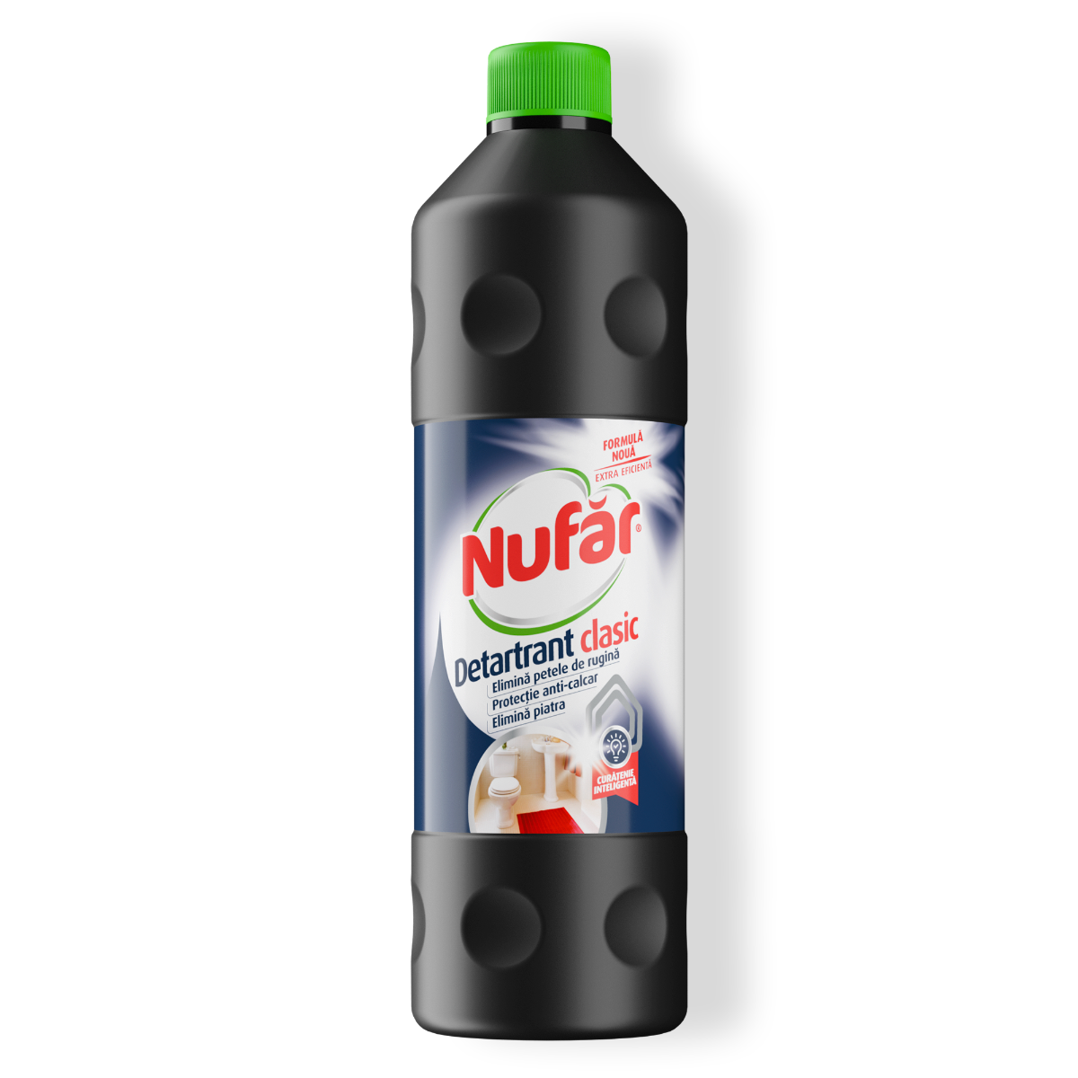 Nufăr Detartrant Clasic, ndepărtează Calcarul și Rugina De Pe Obiectele Sanitare, 1 L