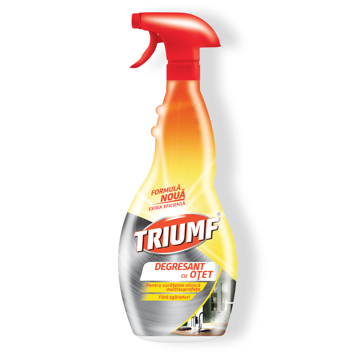 Triumf Degresant Cu Oțet - Curățare Multisuprafețe, Fără Urme, 500 Ml