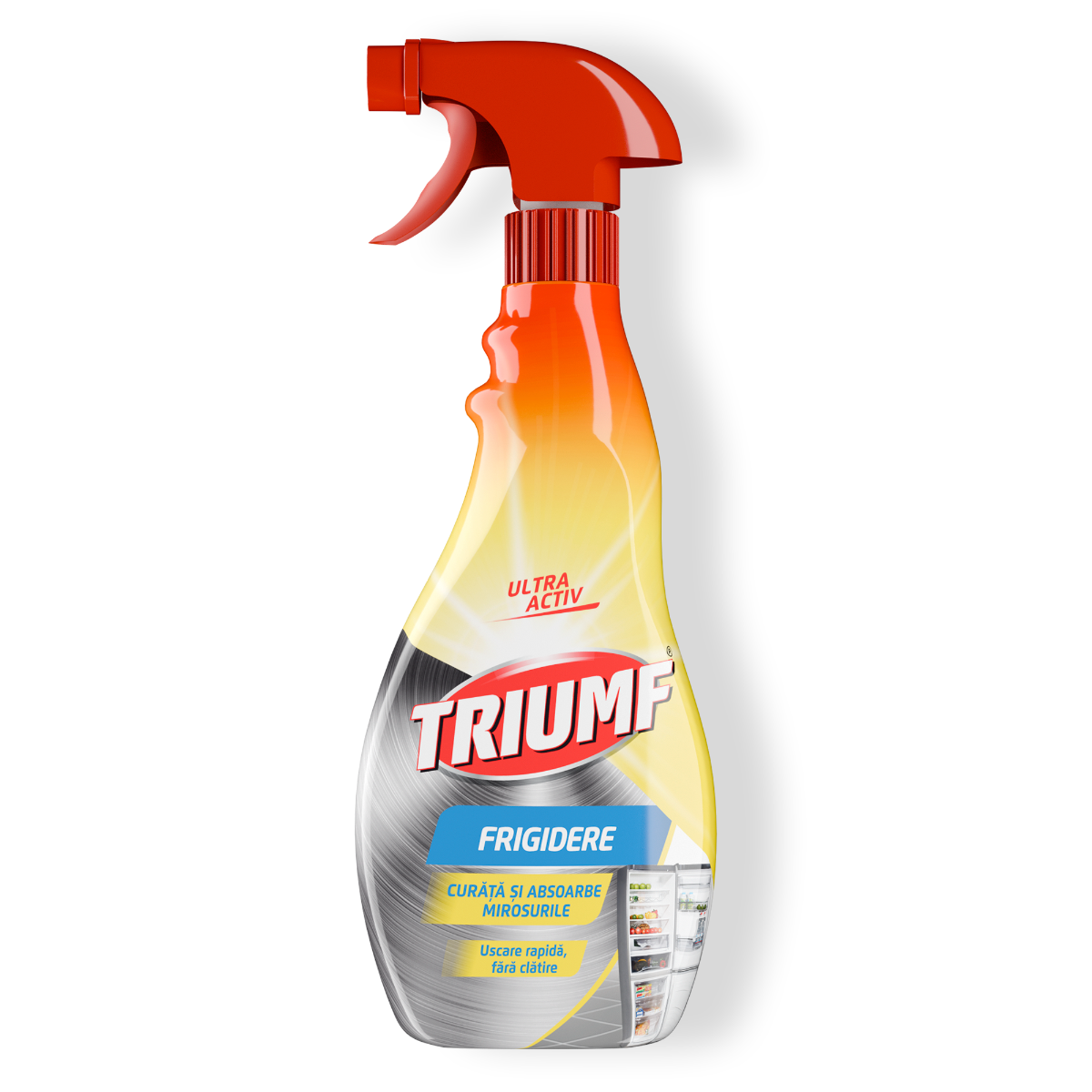 Triumf Soluție Curățare Frigidere, ndepărtează Grăsimea și Mirosurile, Fără Clătire, 500 Ml