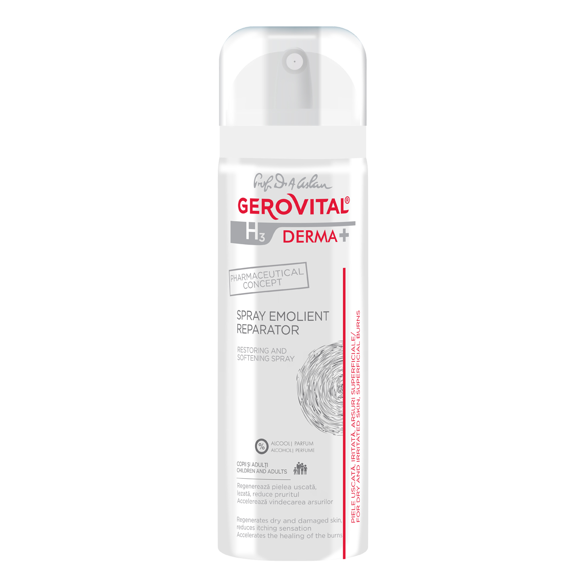 Spray Emolient Reparator Gerovital H3 Derma 