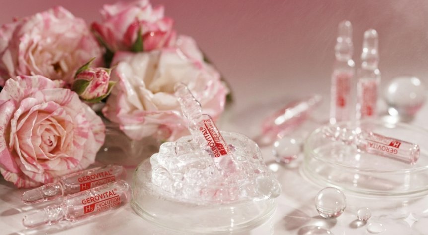 fiole cu acid hialuronic gerovital