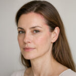 femeie cu zone afectate de dermatita seboreica