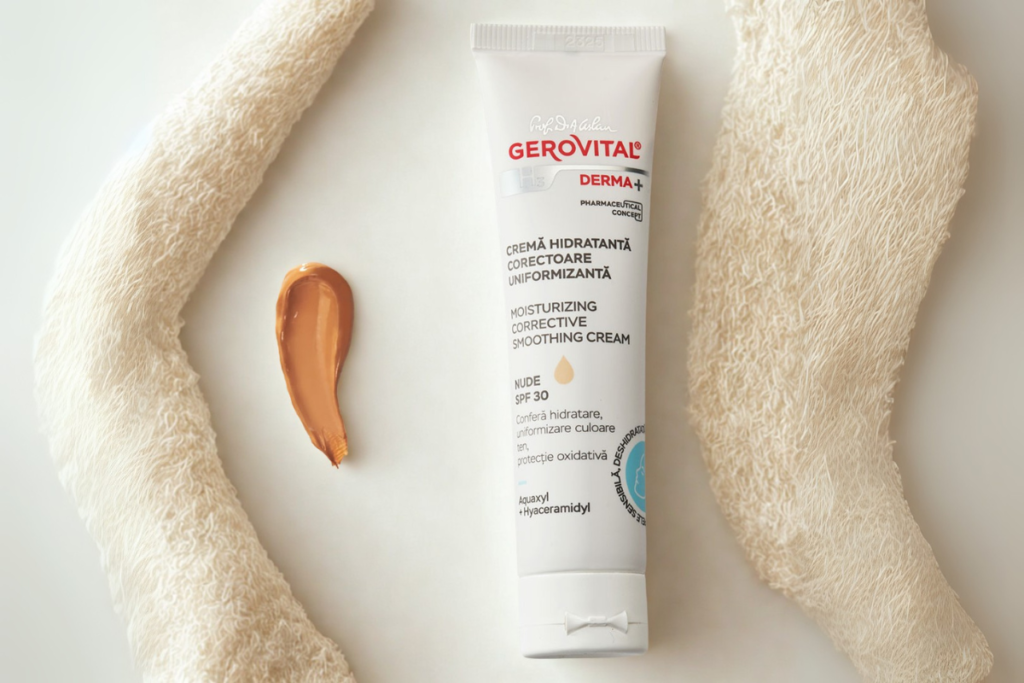 crema hidratanta corectoare uniformizanta gerovital h3 derma+