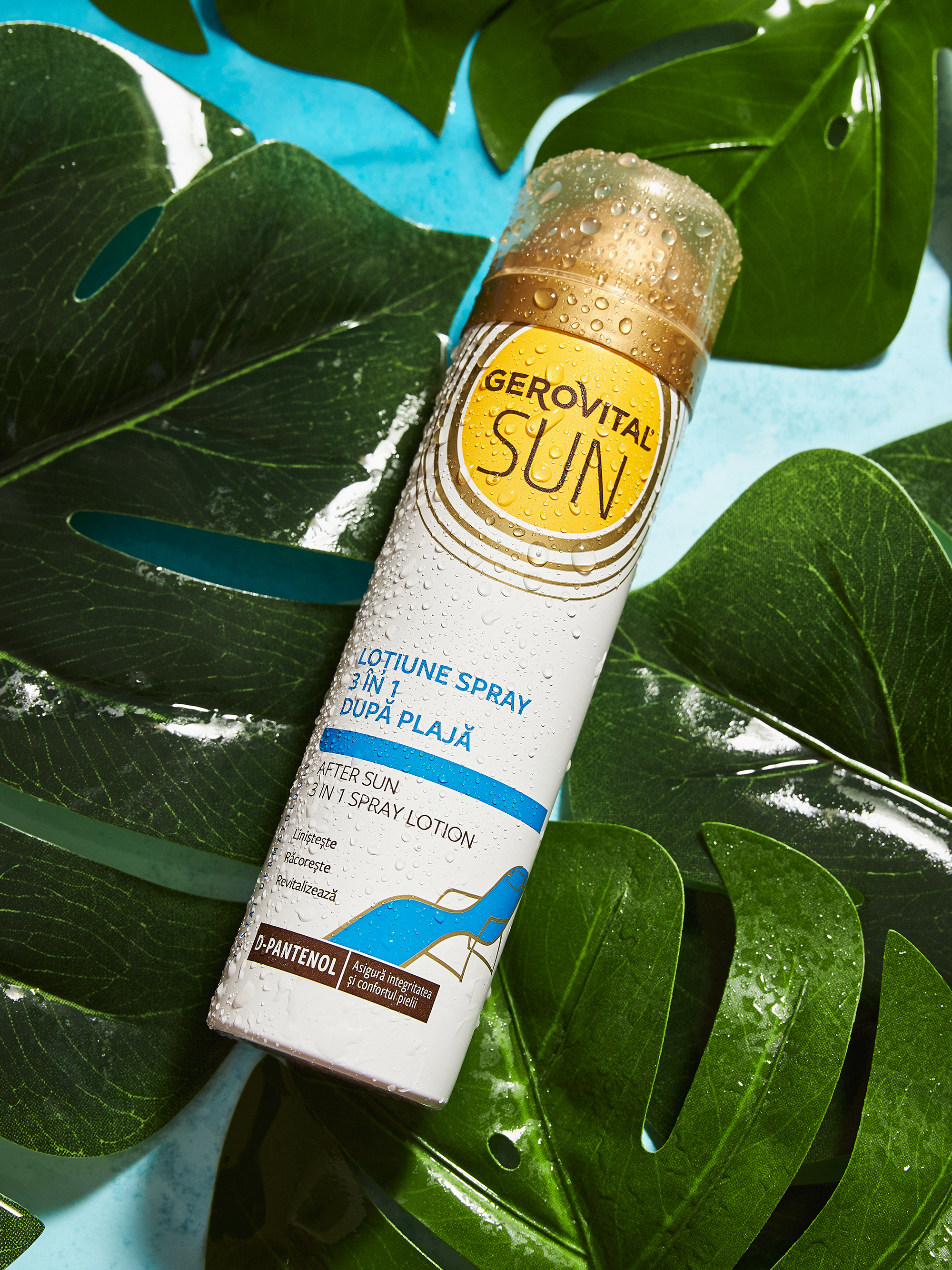 gerovital sun lotiune spray 3 in 1 produs de ingrijire in vacanta