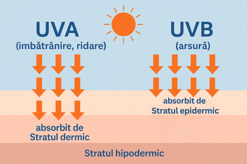 diferenta dintre UVA si UVB