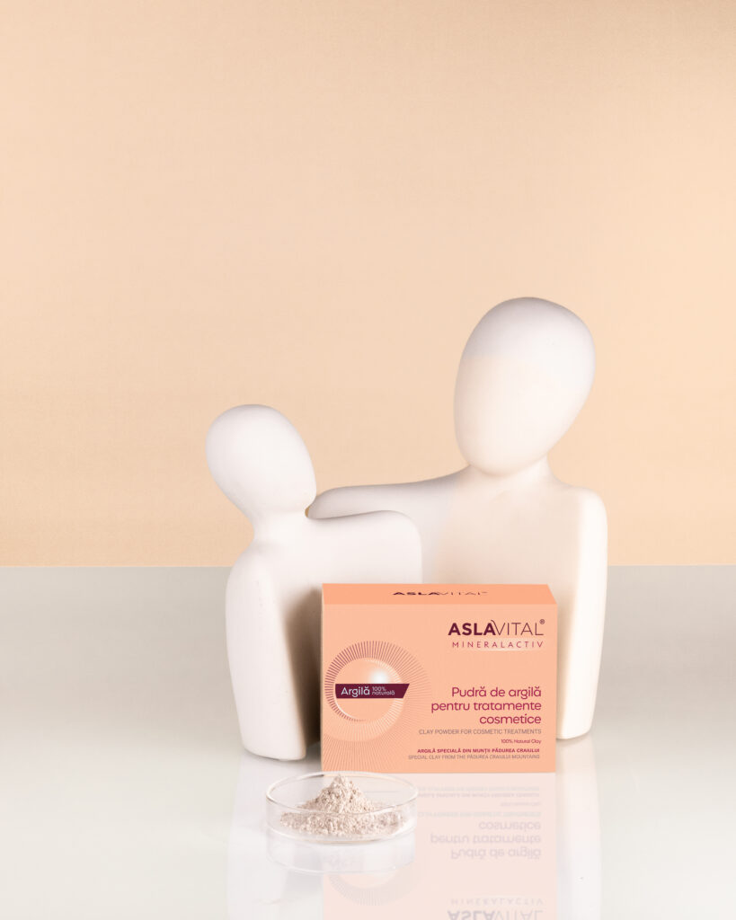 pudra de argila pentru tratamente cosmetice aslavital mineralactiv