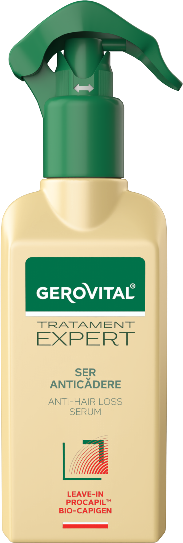 Ser Leave-In Anticădere - Întărește Rădăcina și Reduce Căderea Părului, Gerovital Tratament Expert, 150 ml