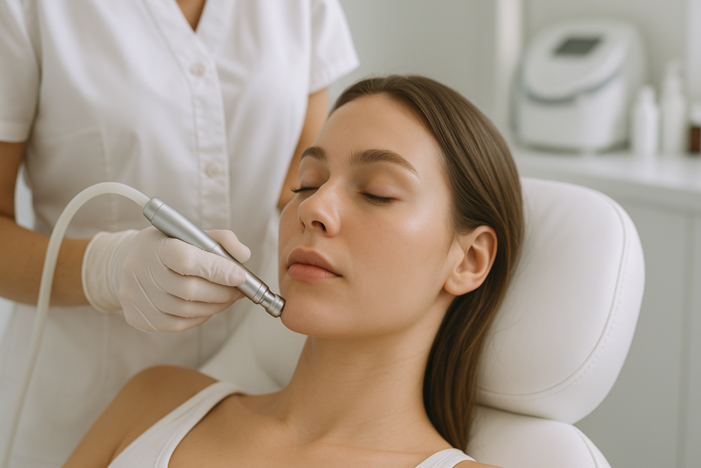 microdermabraziune la salon