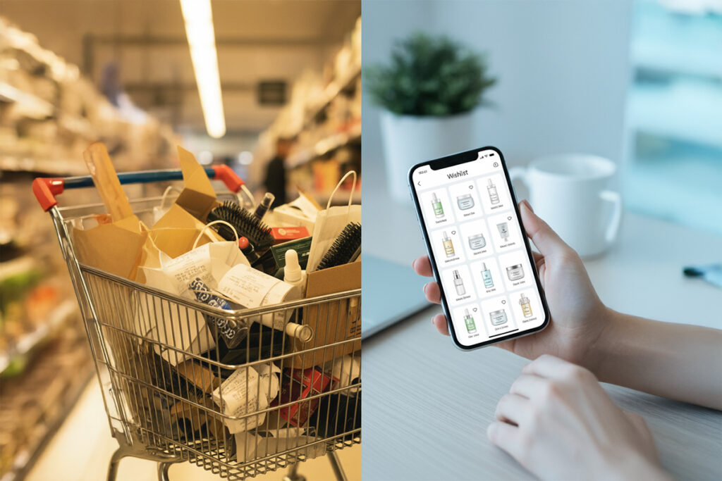 cos de cumparaturi vs wishlist de black friday