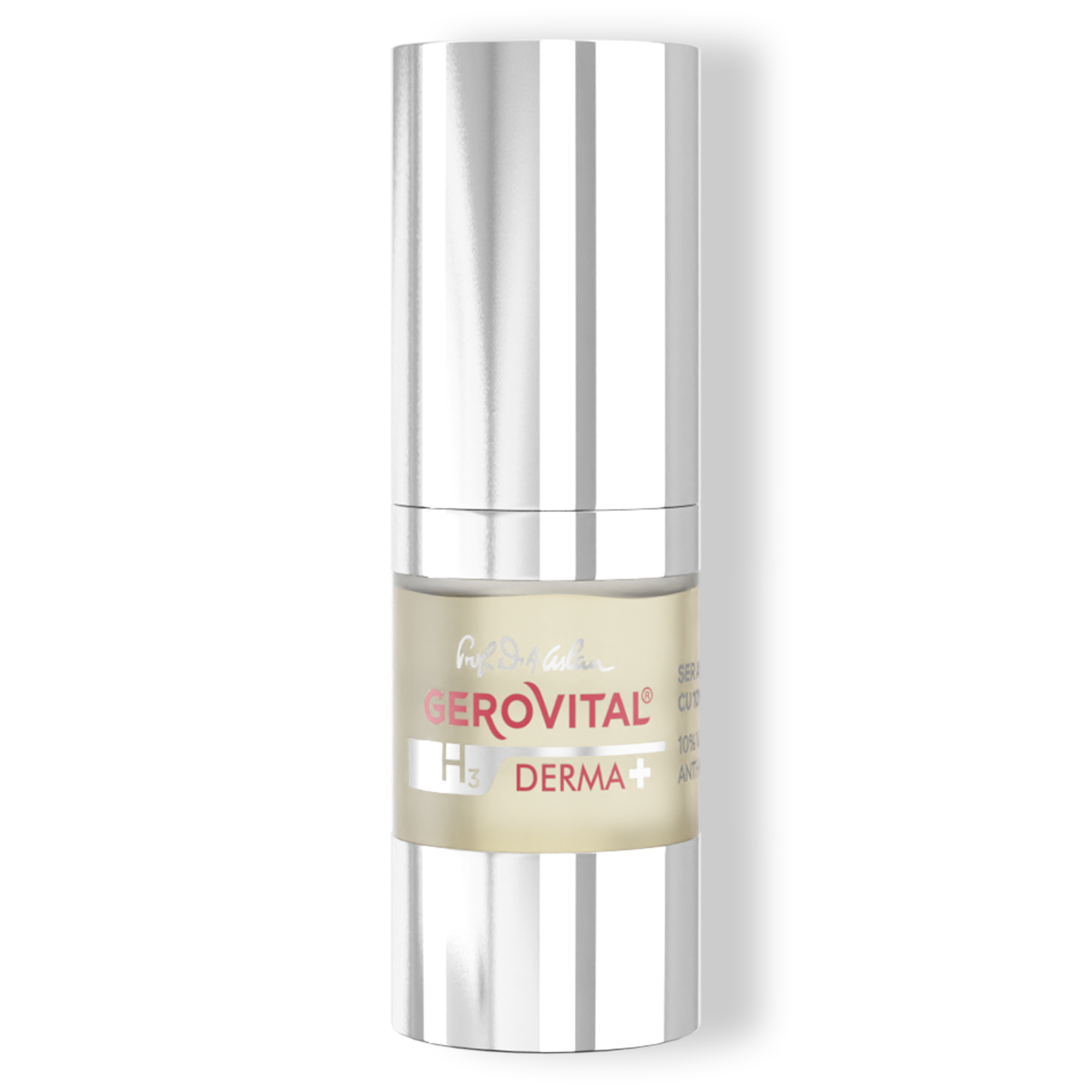 Ser Antirid cu 10% Vitamina C – Luminozitate și Fermitate, Gerovital H3 Derma+, 30 ml