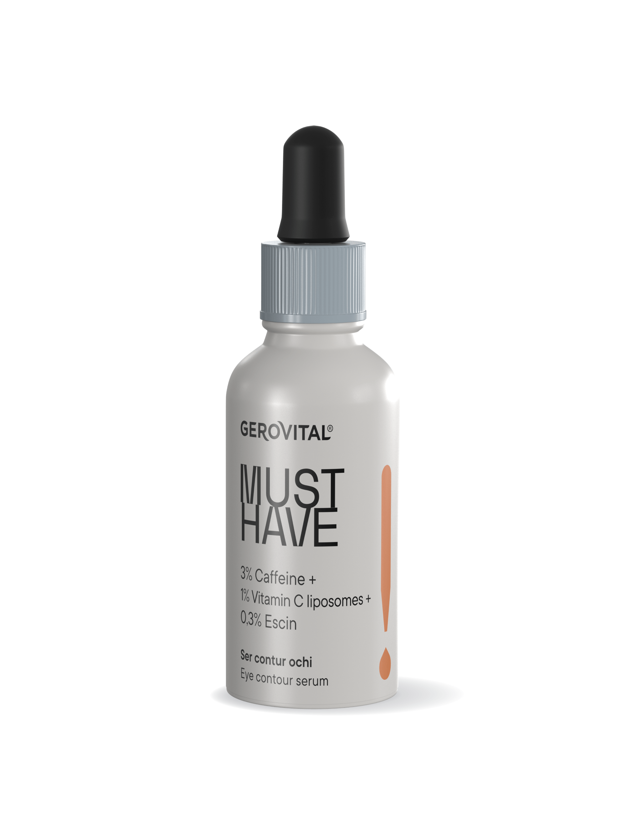 Ser Contur Ochi 3% Cafeină, Gerovital Must Have, 30 ml