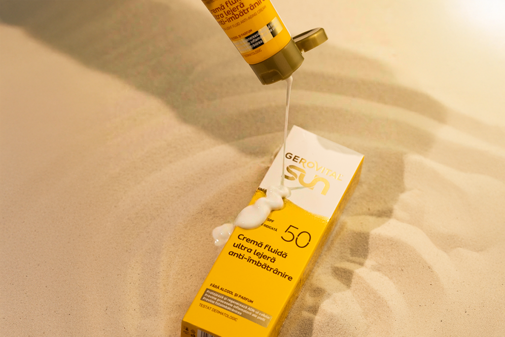 crema de fata spf 50 gerovital sun