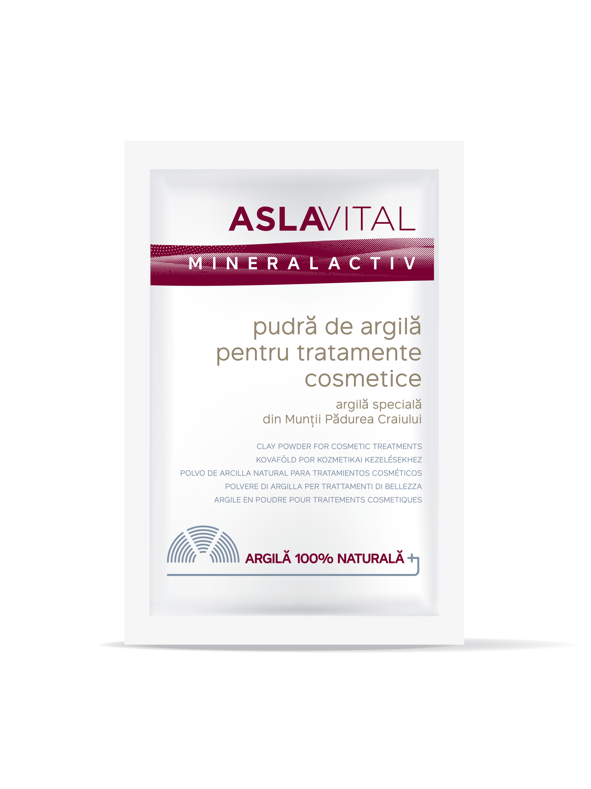 Pudră De Argilă Pentru Tratamente Cosmetice Aslavital Mineralactiv