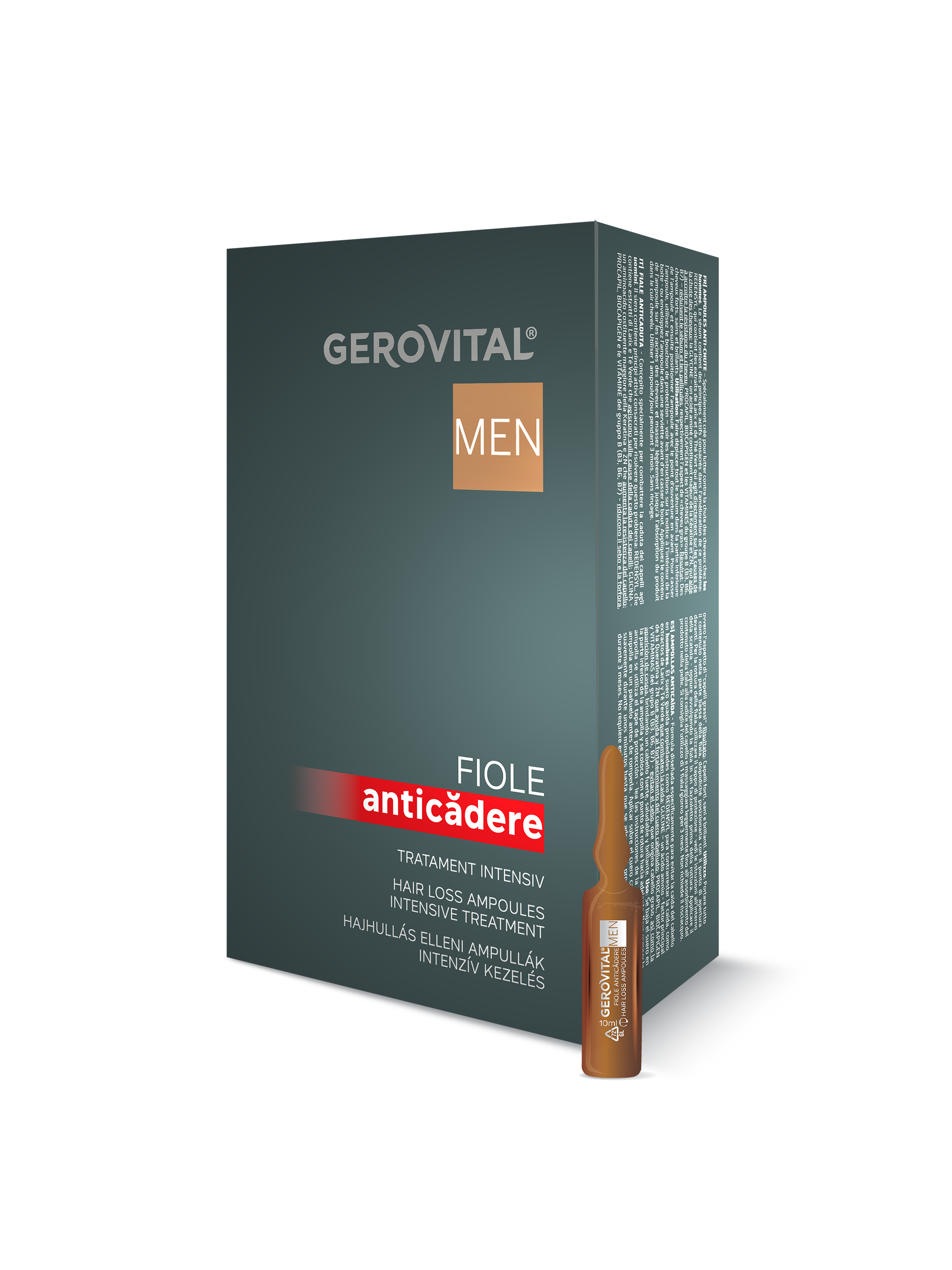 Fiole Anticadere - Tratament Intensiv Gerovital Men
