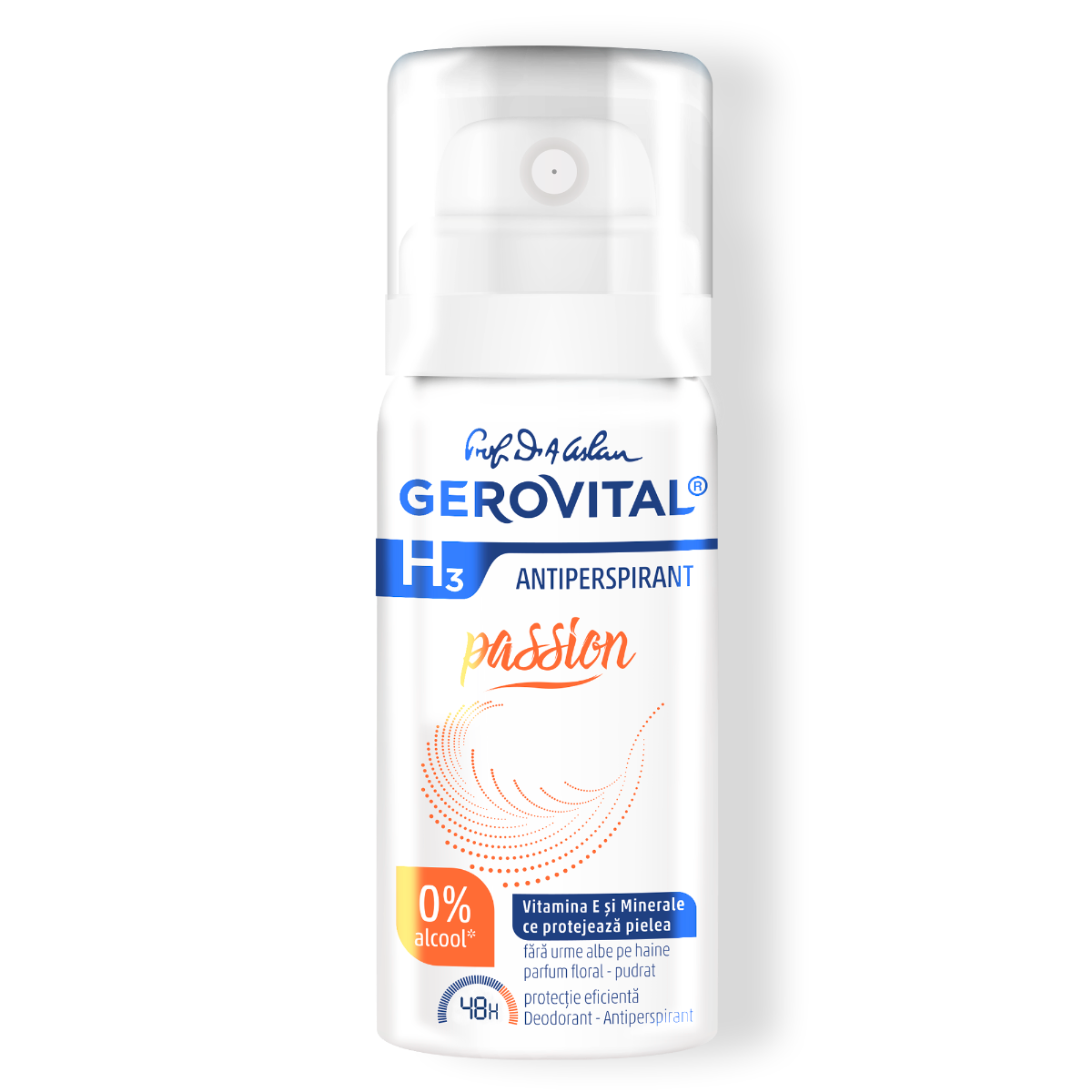 Deodorant Antiperspirant Gerovital H3 - Passion 40 Ml