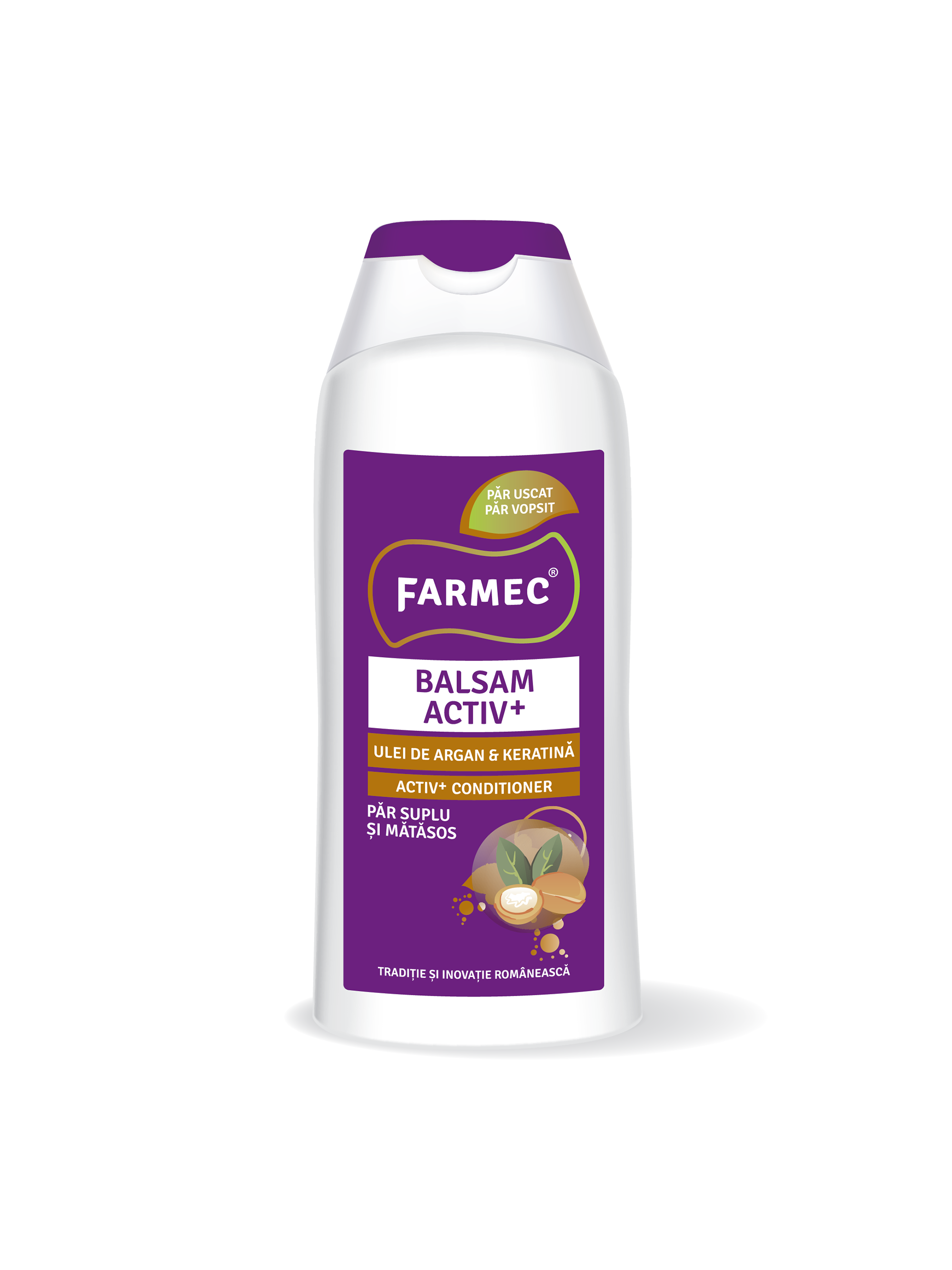 Balsam Activ+ Argan și Keratină 200 Ml Farmec