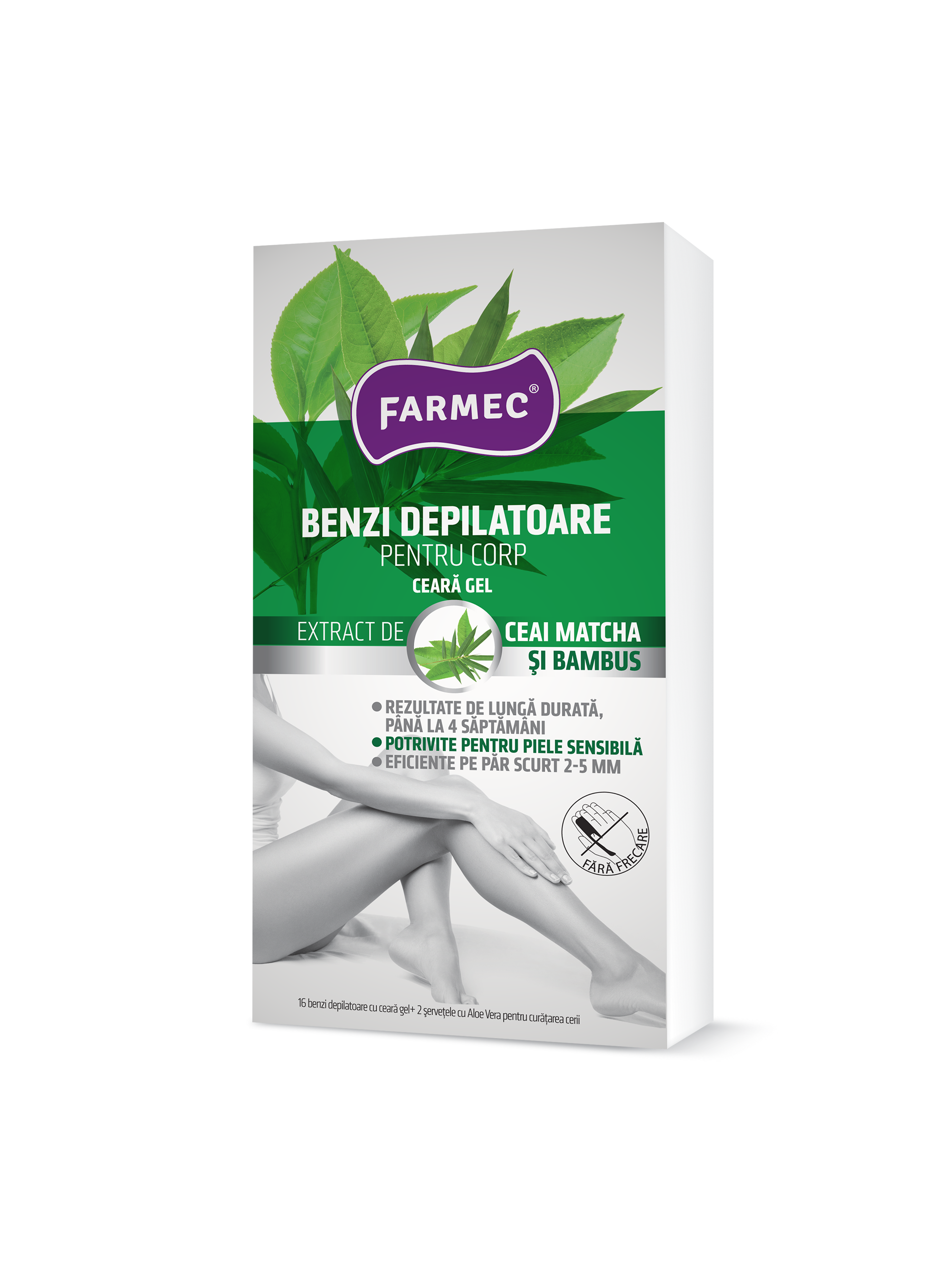 Veet Expert Benzi Depilatoare Cu Ceara Cu Aloe Vera Pentru Corp 12Buc