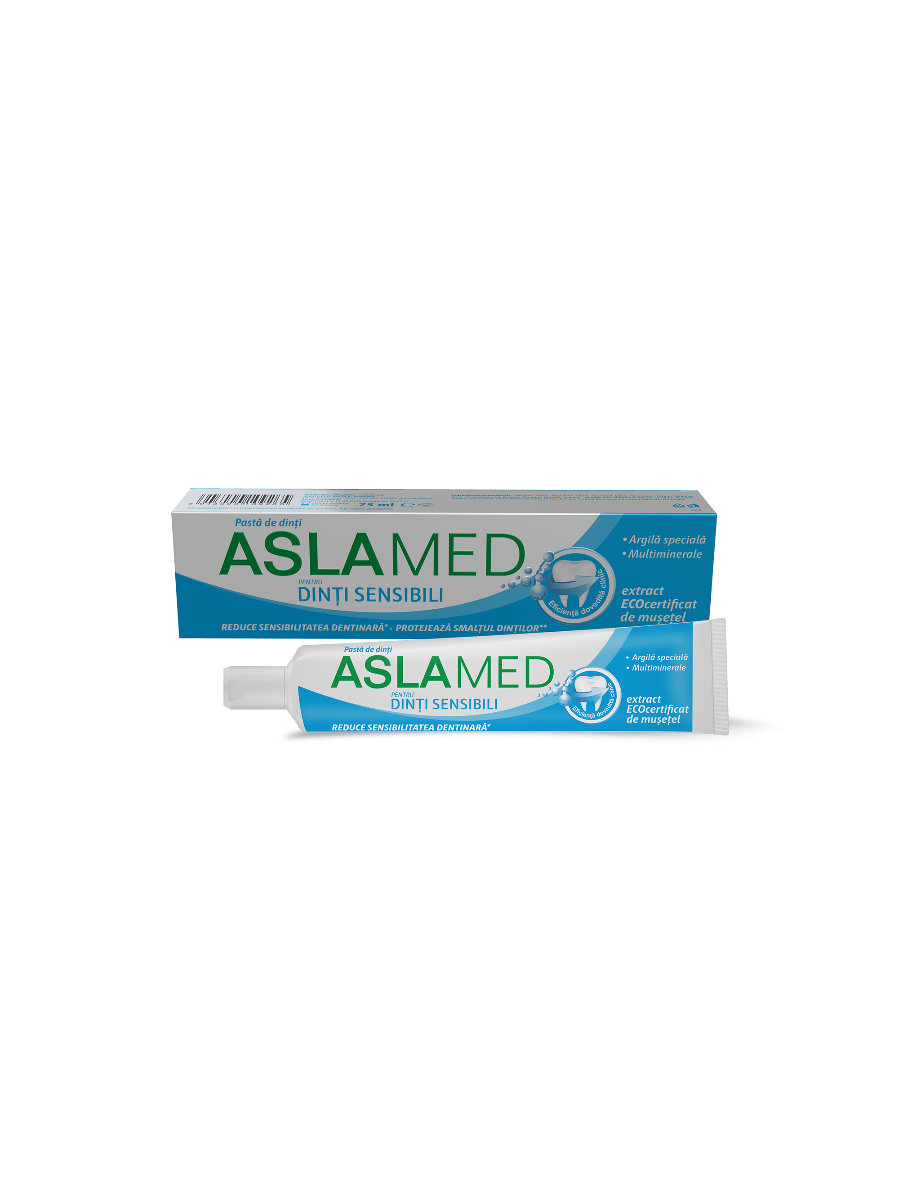 ASLAMED-PASTA DINTI PENTRU DINTI SENSIBILI