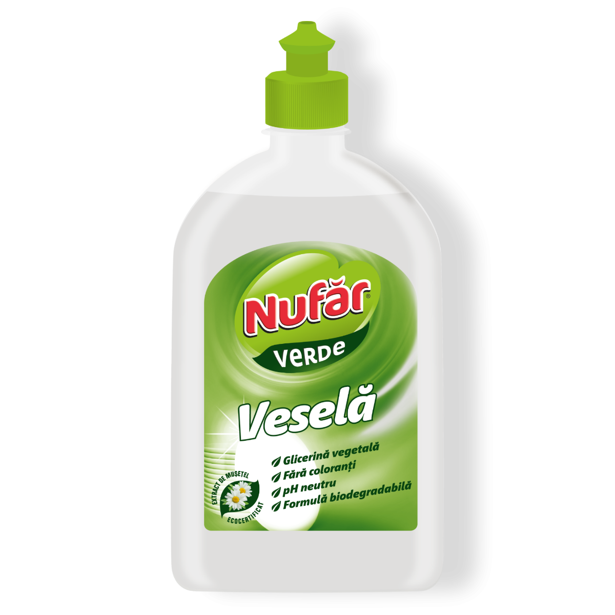 Nufar Verde Vesela Detergent De Vase 500Ml