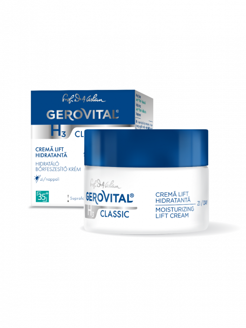 Cremă Lift de Zi pentru Hidratare și Fermitate | Gerovital H3 Classic