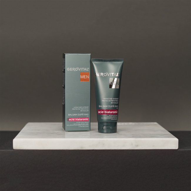 Balsam Ras cu Acid Hialuronic – Hidratare | Gerovital Men