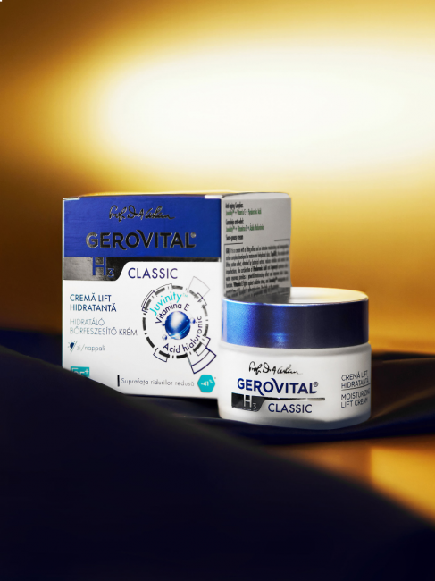 Cremă Lift de Zi pentru Hidratare și Fermitate | Gerovital H3 Classic