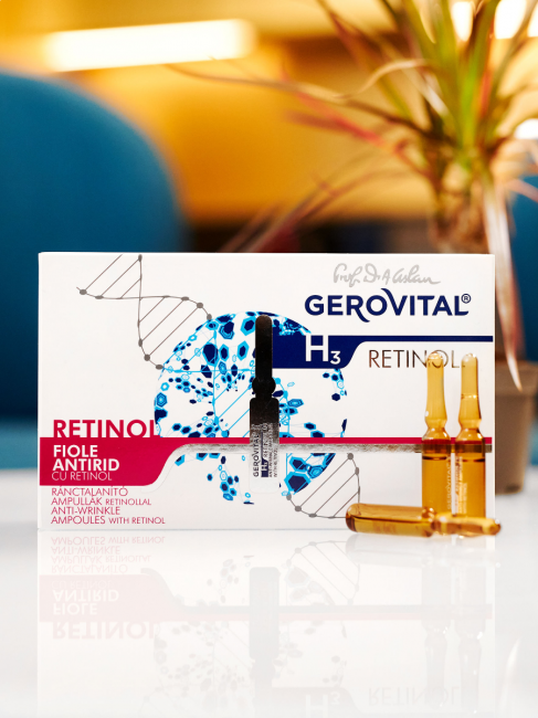 Crema antirid contur ochi, Gerovital H3 Retinol,15 ml, Farmec