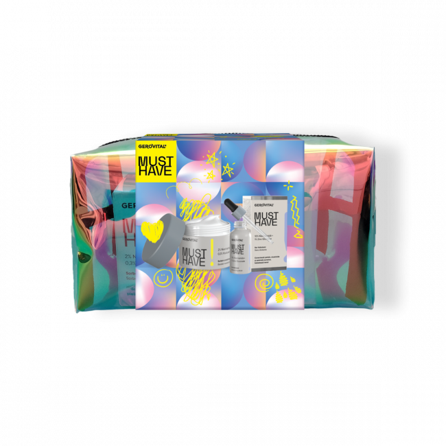 Set Cadou cu Ser Hidratant și Sorbet Cremă cu Niacinamidă