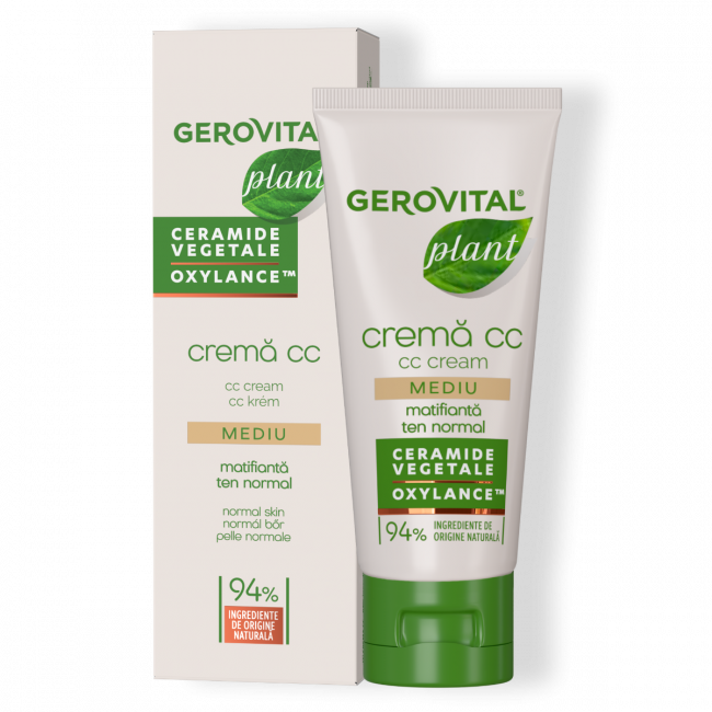 Cremă CC matifiantă nuanță medie – acoperire și sebum control ten