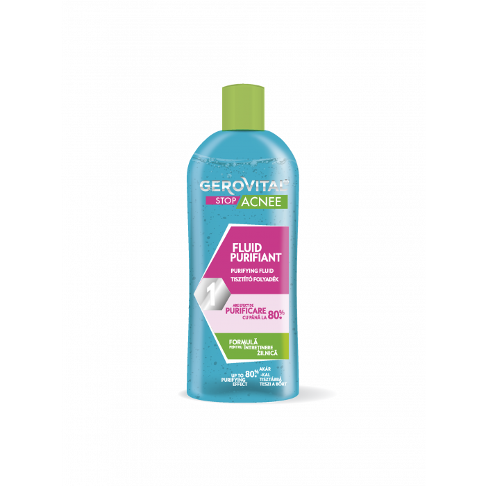 Gel de Curățare Spumant cu Acid Salicilic | Gerovital Stop Acnee