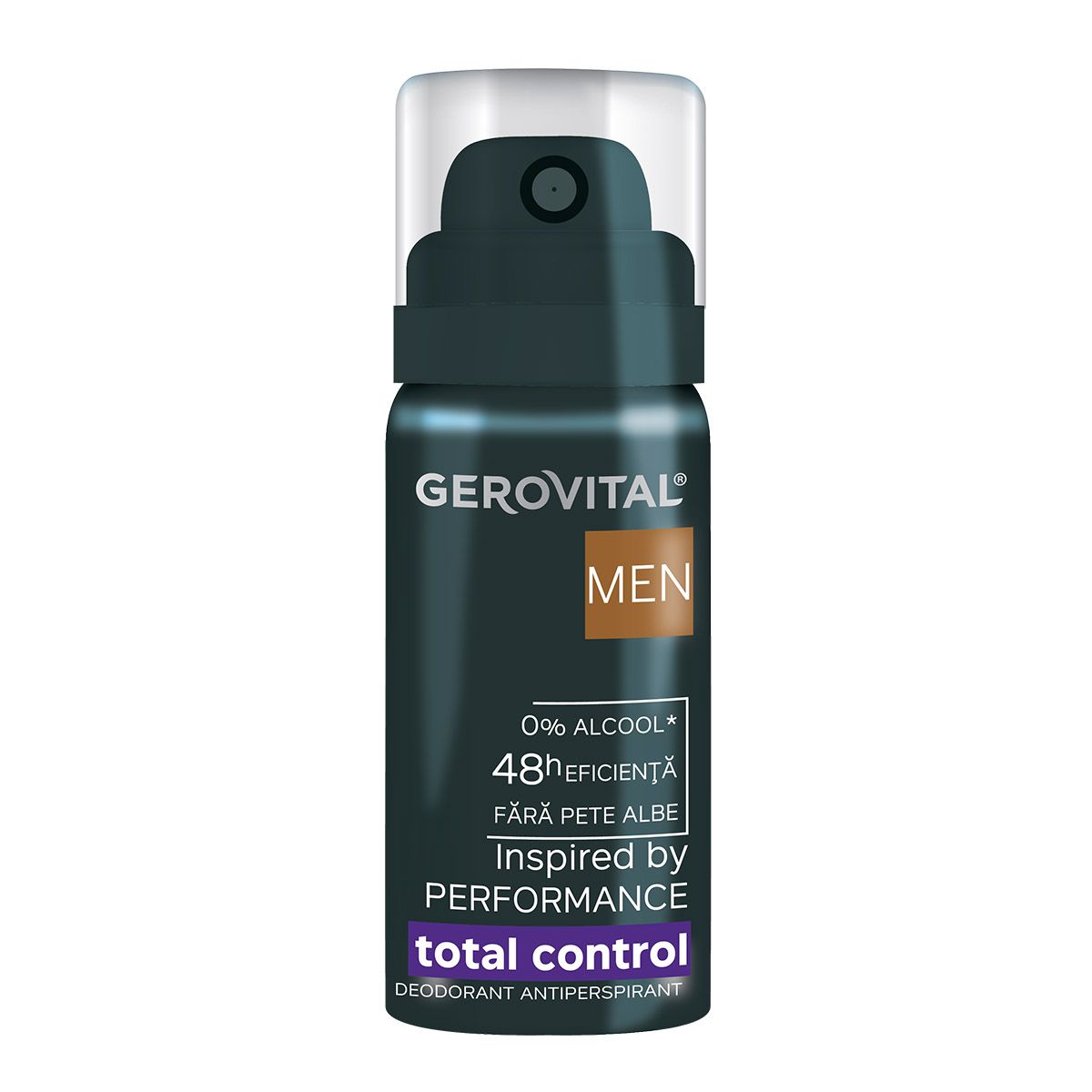 Deodorant Antiperspirant Fresh – Protecție 48 H, Fără Alcool, Parfum Lemnos Acvatic cu Note de Vetiver, Cedru și Mosc, Gerovital Men,40 ml