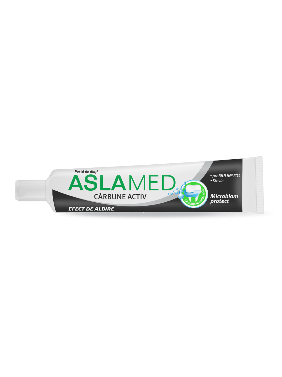 ASLAMED-PASTA DINTI CARBUNE ACTIV