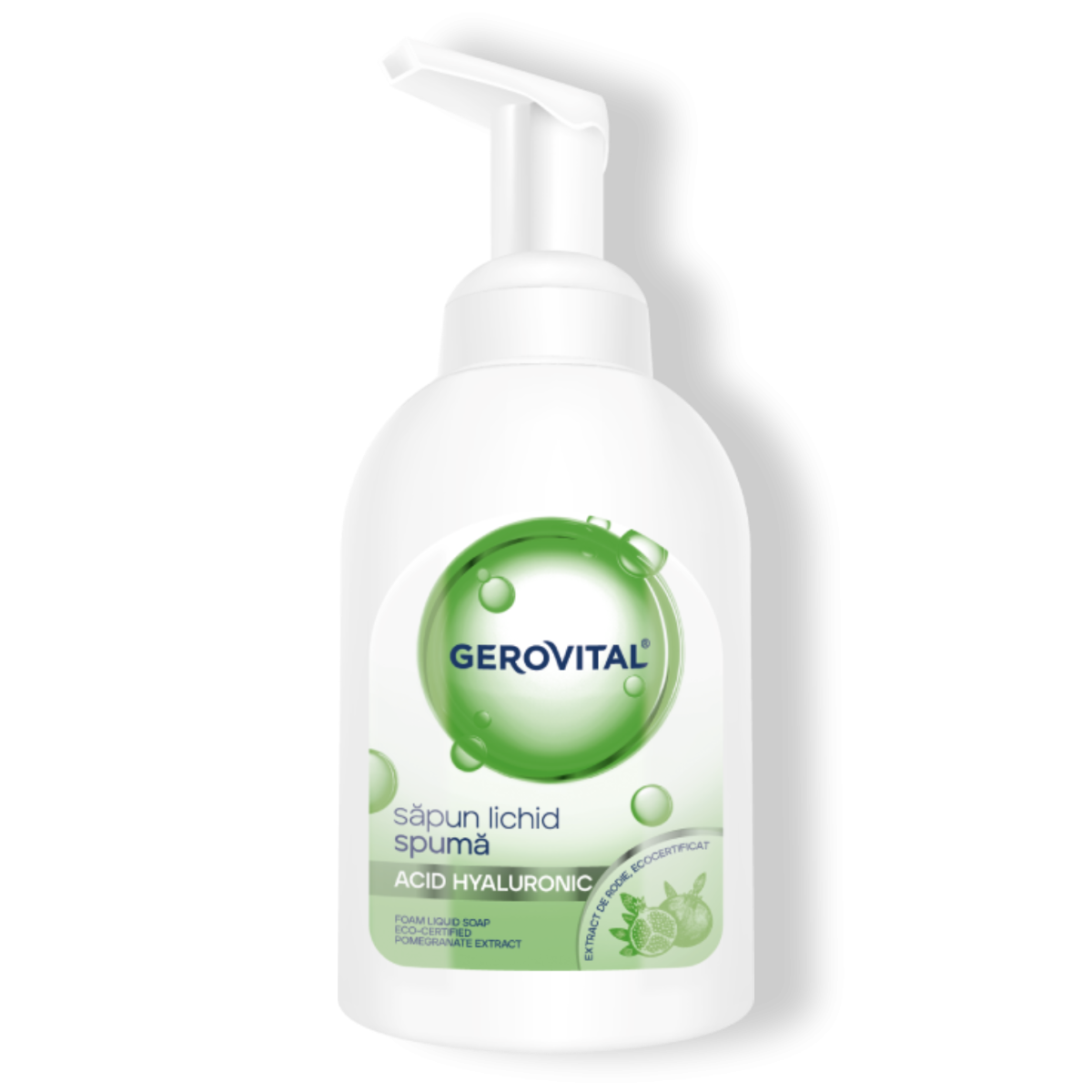 GEROVITAL-SAPUN LICHID SPUMA-ACID HIALURONIC