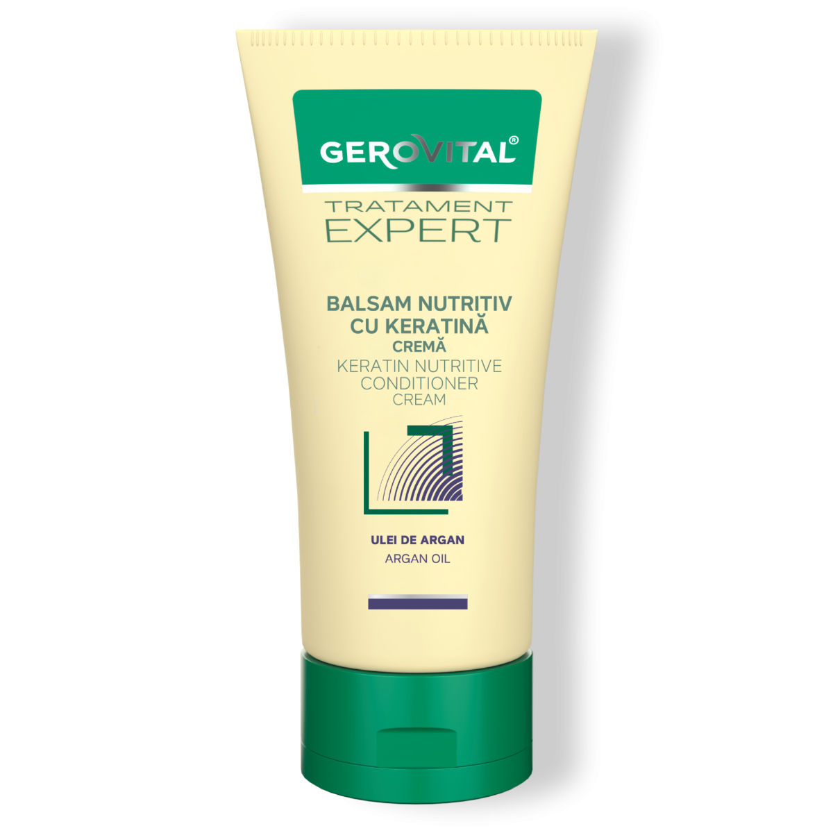 Balsam Nutritiv cu Keratină și Ulei de Argan | Gerovital Tratament