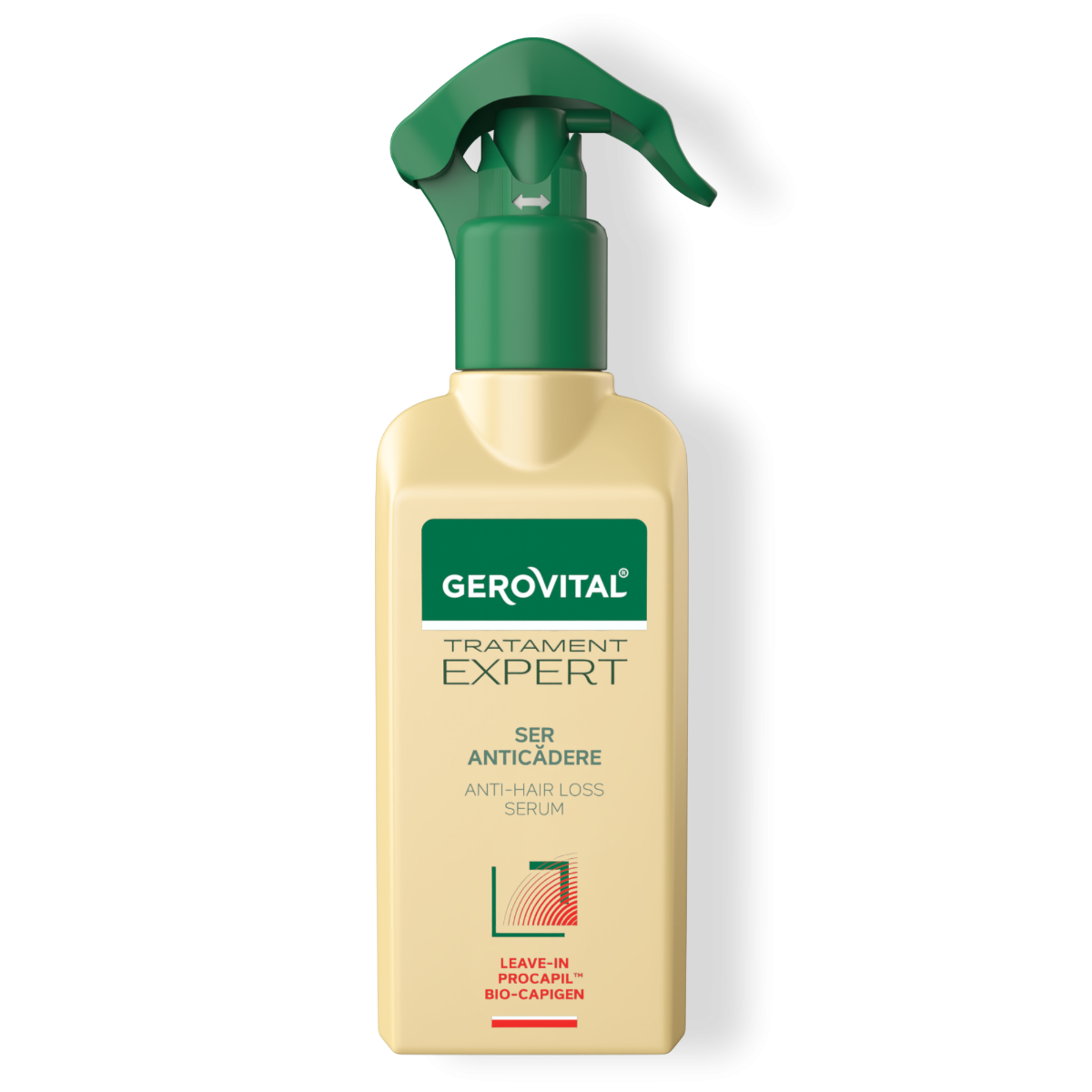 Ser Leave-In Anticădere - Întărește Rădăcina și Reduce Căderea Părului, Gerovital Tratament Expert, 150 ml