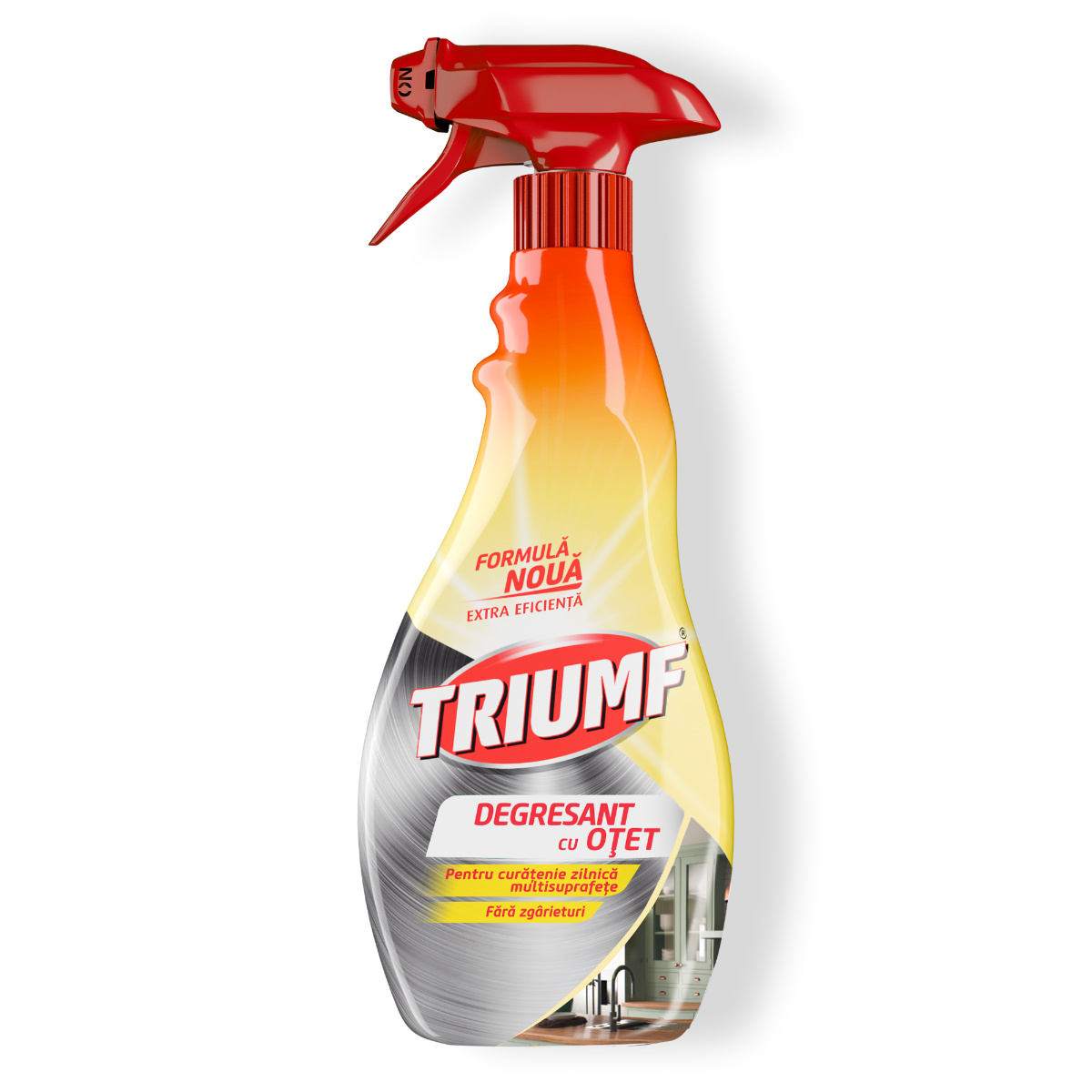 Triumf Degresant Cu Oțet - Curățare Multisuprafețe, Fără Urme, 500 Ml